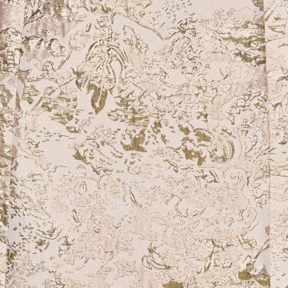 NWT Lulus Illustrious Champagne Jacquard Off-the-Shoulder Maxi Dress - Picture 5 of 10